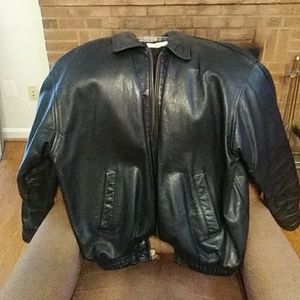 Mens Black Leather Jacket